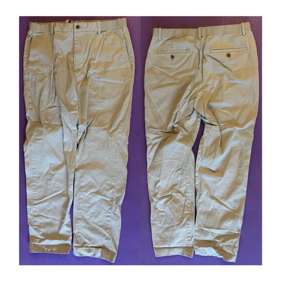 Rarely Used Uniqlo Beige Cotton Corduroy Drawstring Pants - Picture 1 of 1